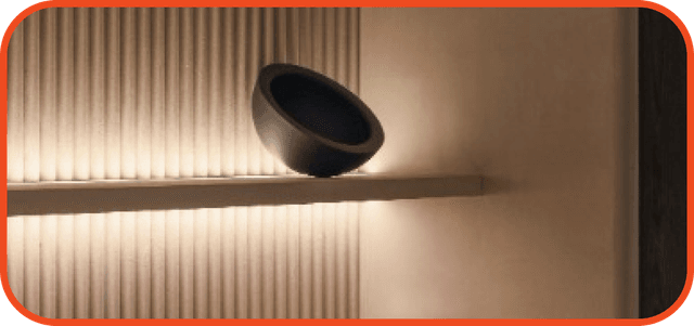 Light on shelf